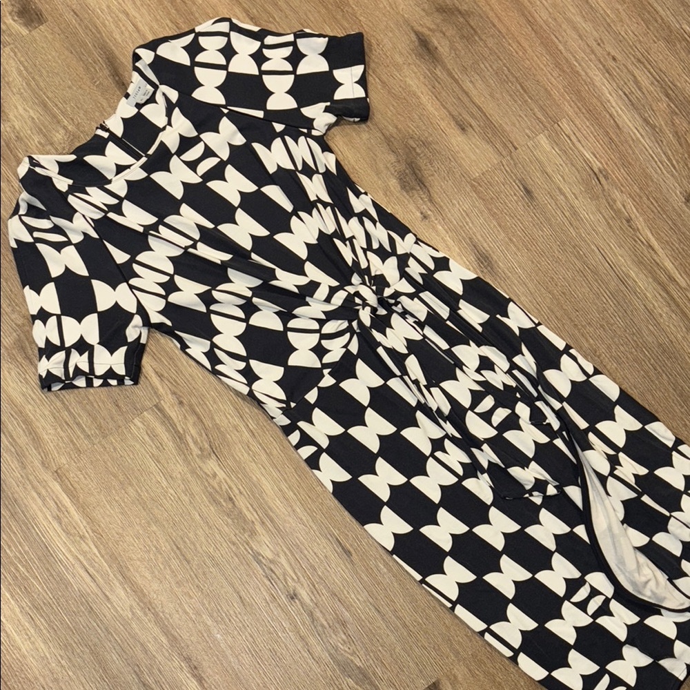 Jigsaw Monochrome Geometric Dress